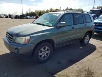  Salvage Toyota Highlander