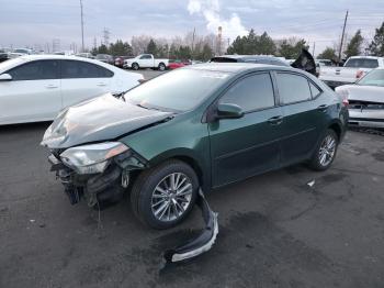  Salvage Toyota Corolla