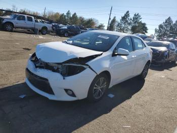  Salvage Toyota Corolla