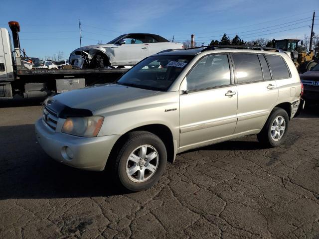  Salvage Toyota Highlander