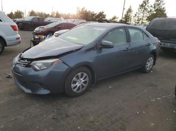  Salvage Toyota Corolla