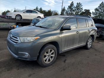  Salvage Toyota Highlander