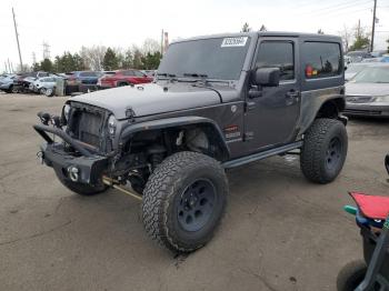  Salvage Jeep Wrangler