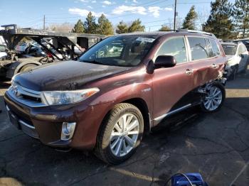  Salvage Toyota Highlander