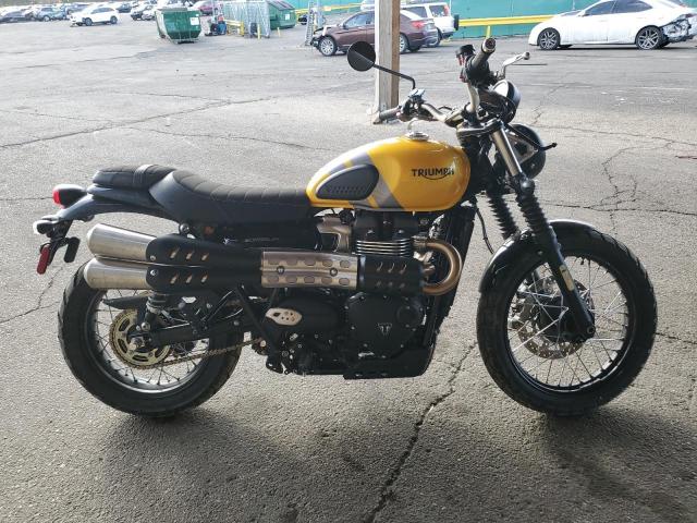  Salvage Triumph Motorcycle Scrambler