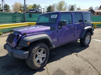  Salvage Jeep Wrangler