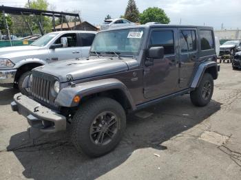  Salvage Jeep Wrangler