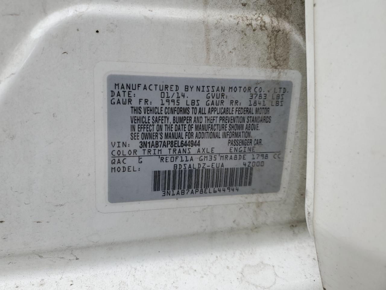 Nissan Sentra S Image 9