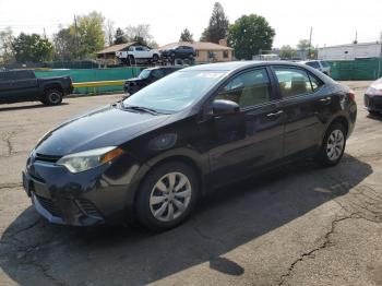  Salvage Toyota Corolla