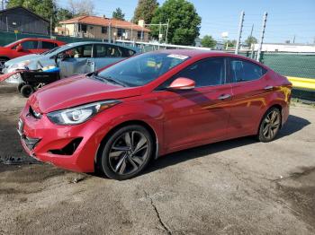  Salvage Hyundai ELANTRA