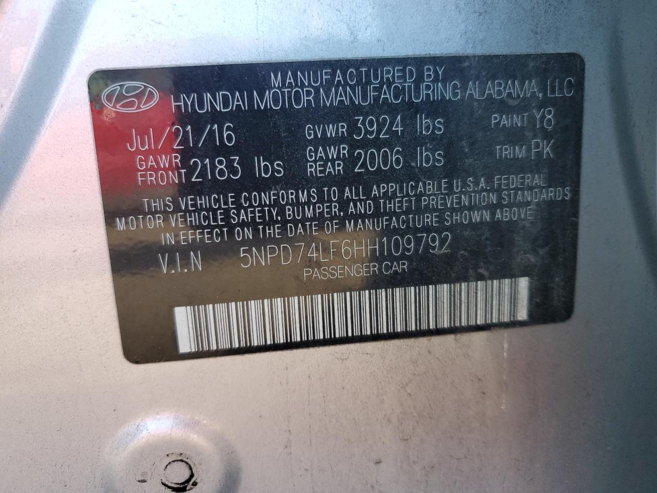 Hyundai ELANTRA Se Image 12