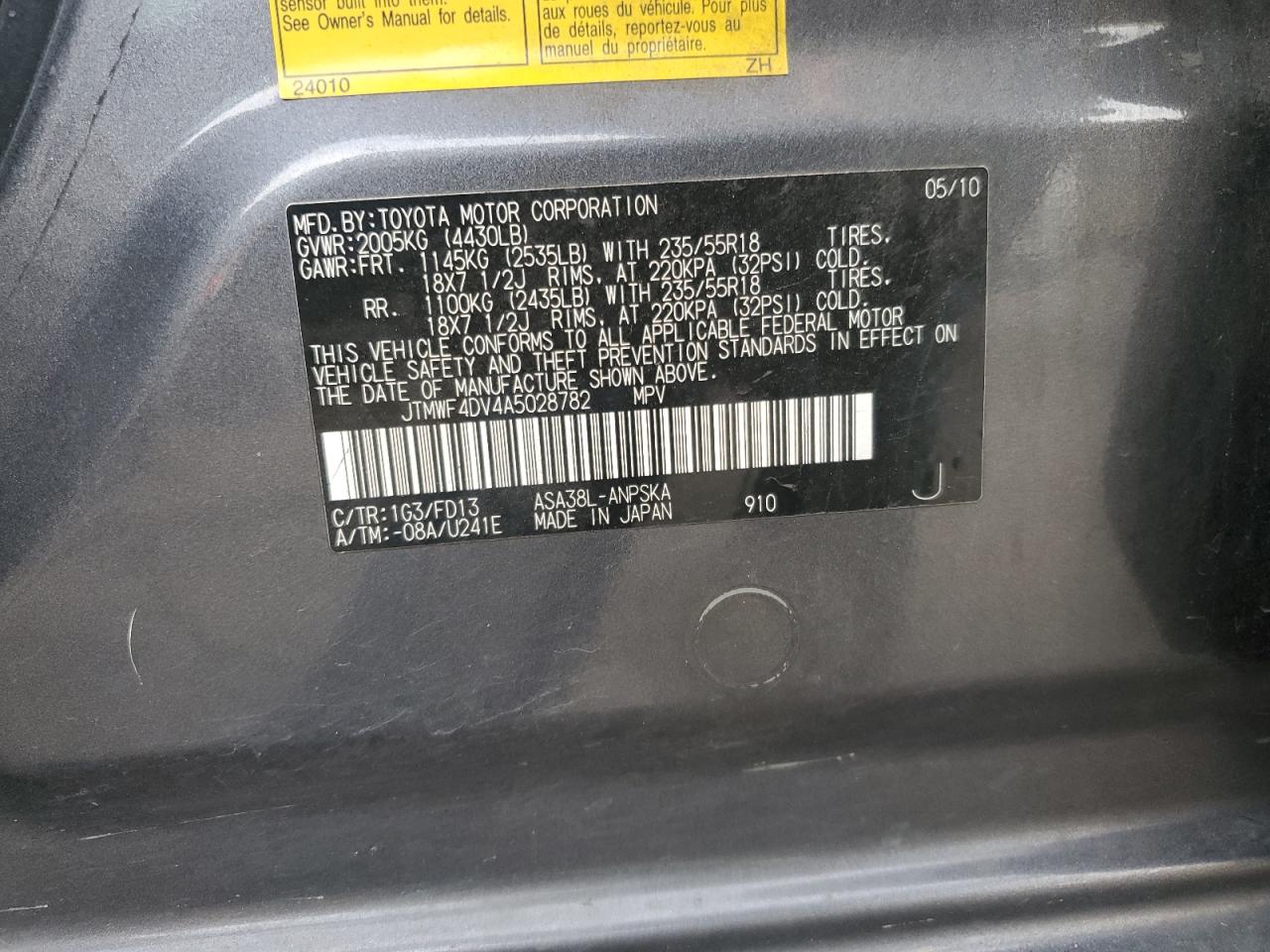 Toyota RAV4 Sport Image 8