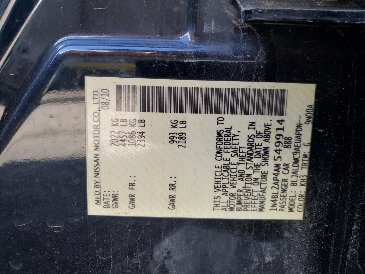 Nissan Altima Sr Image 10