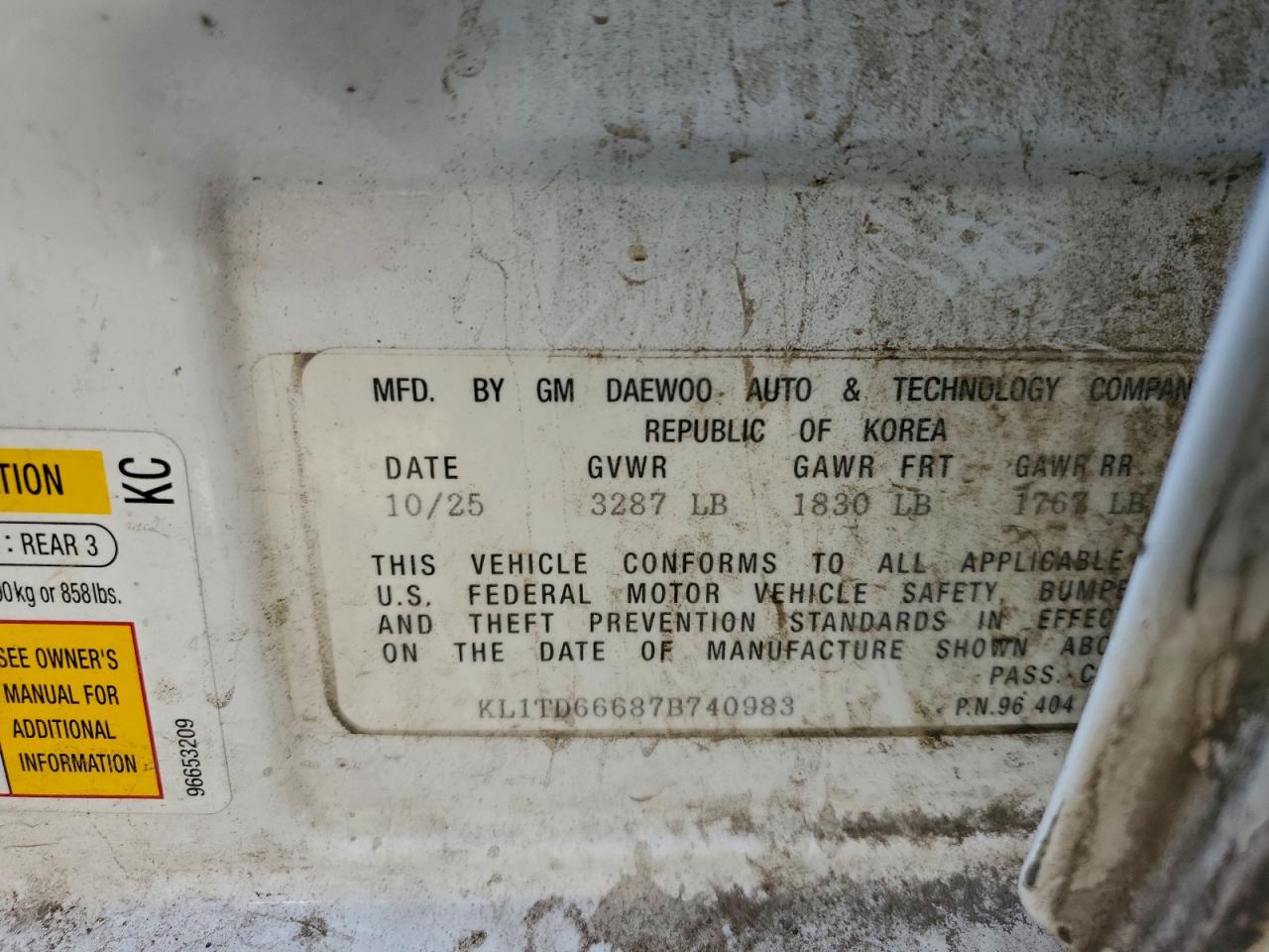 Chevrolet Aveo Base Image 6