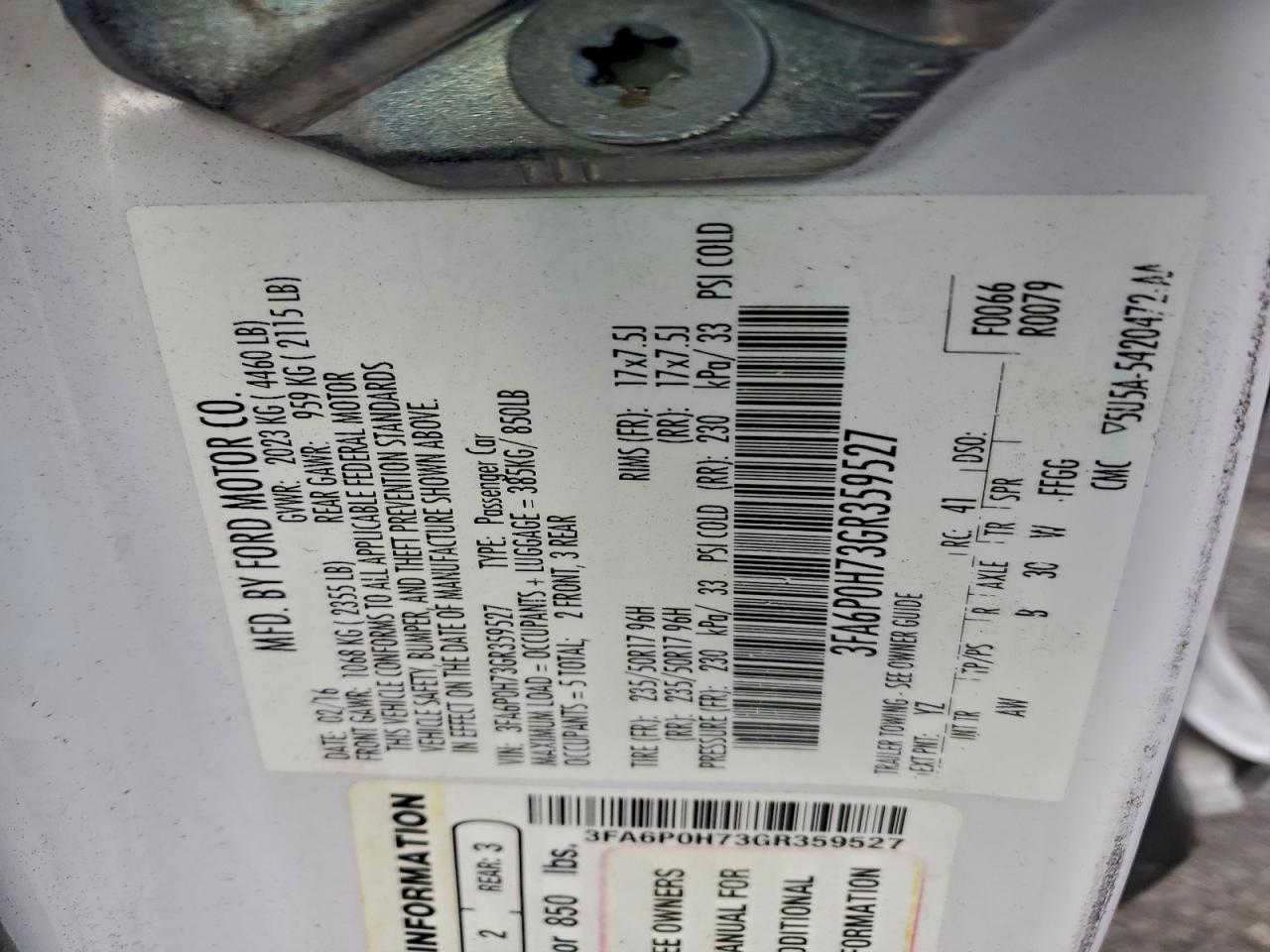 Ford Fusion Se Image 5