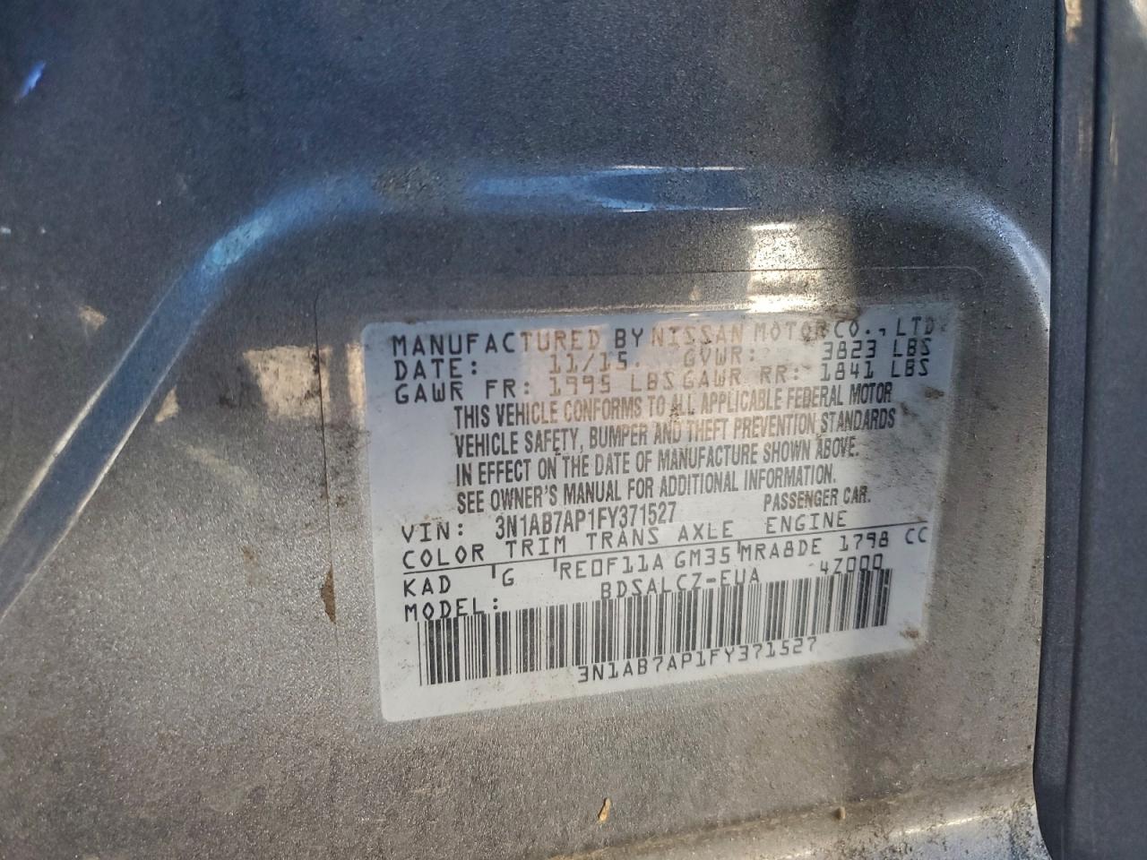 Nissan Sentra S Image 7