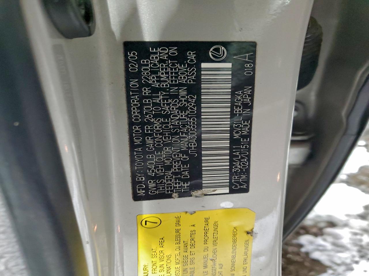 Lexus Es 330 Image 10