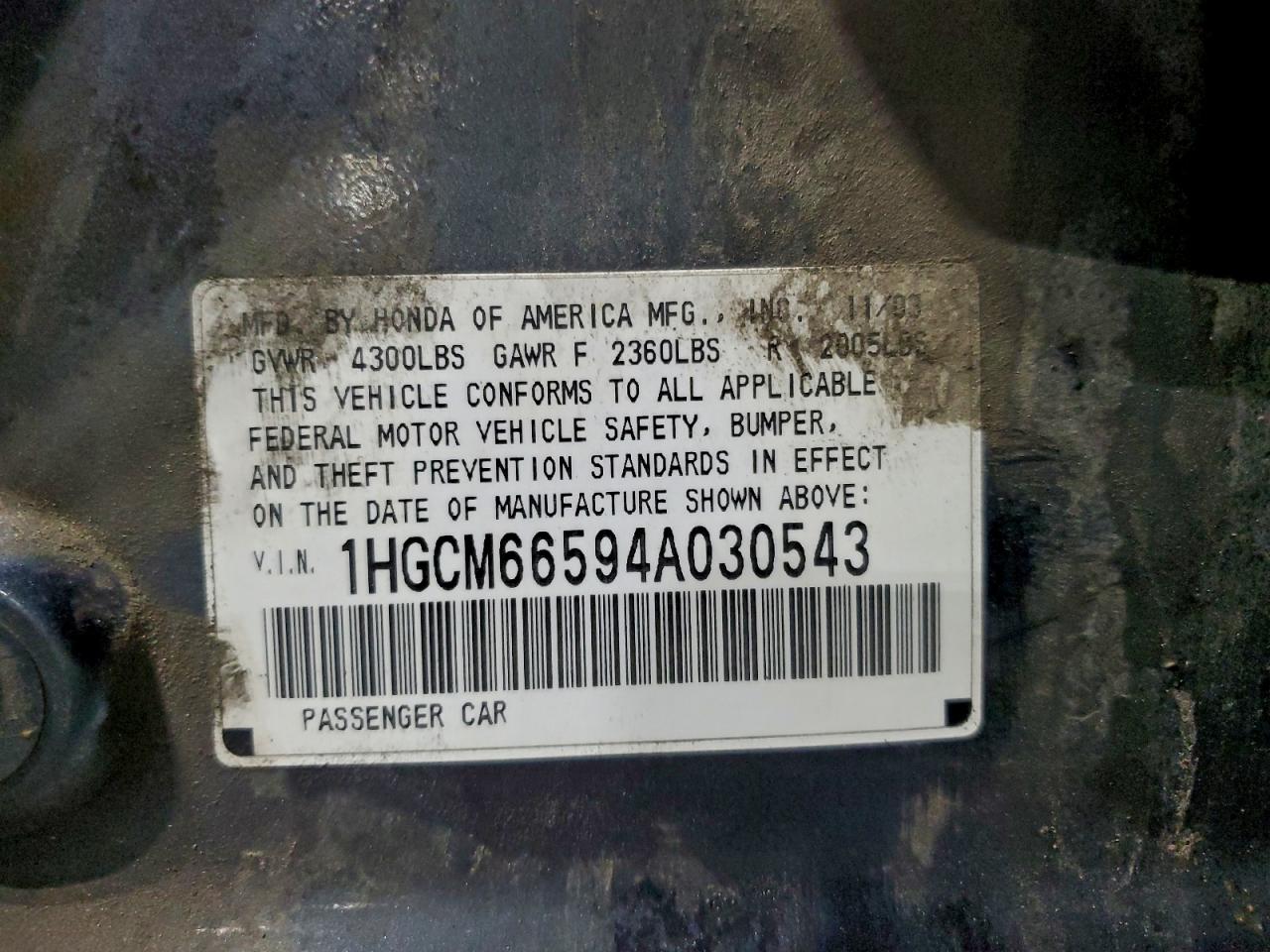 Honda Accord Ex Image 12