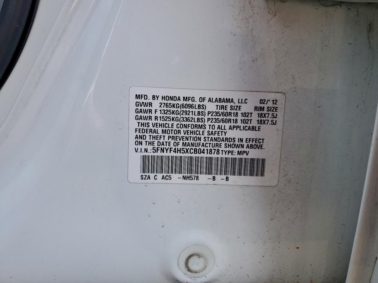 Honda Pilot Exl Image 9