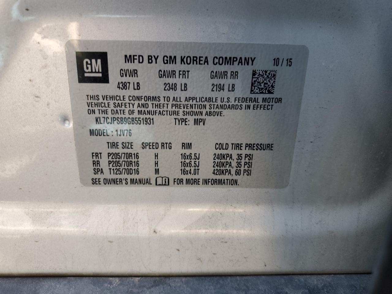 Chevrolet Trax 1lt Image 3