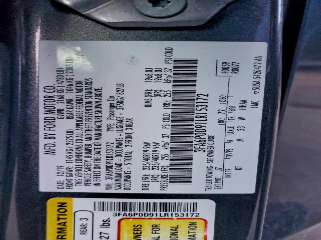 Ford Fusion Titanium Image 11