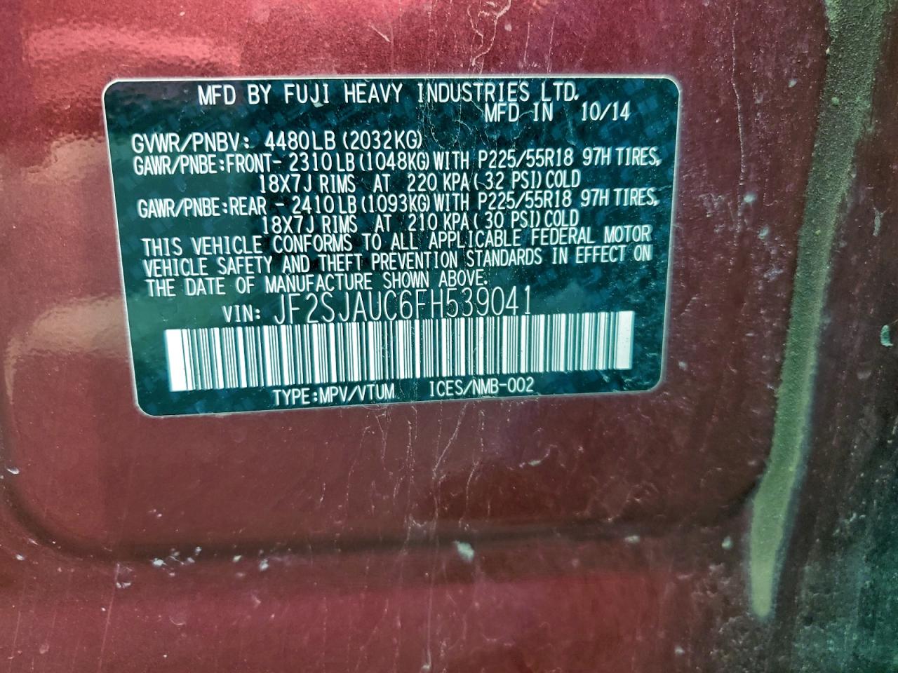 Subaru Forester 2.5i Touring Image 8