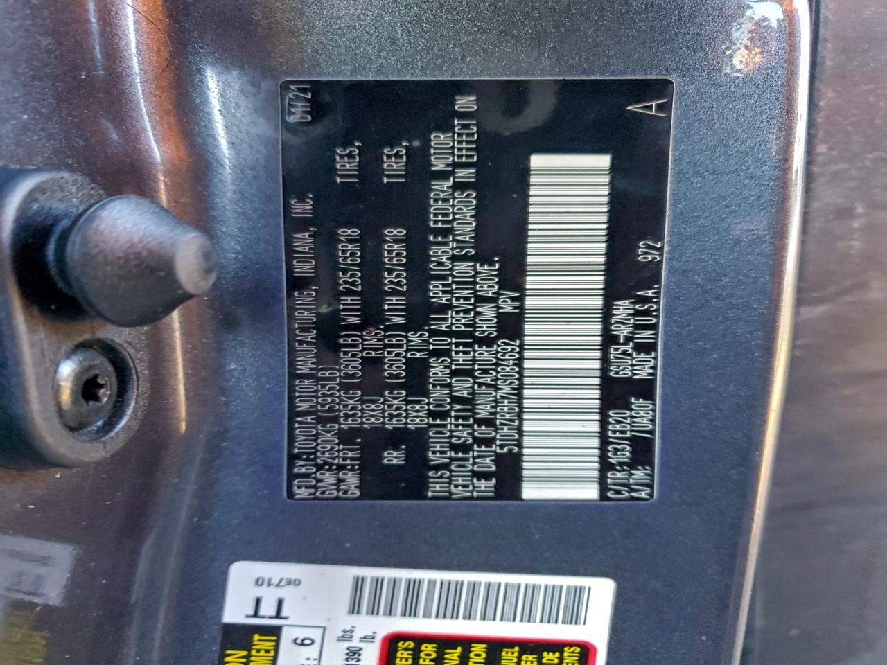 Toyota Highlander Xle Image 13