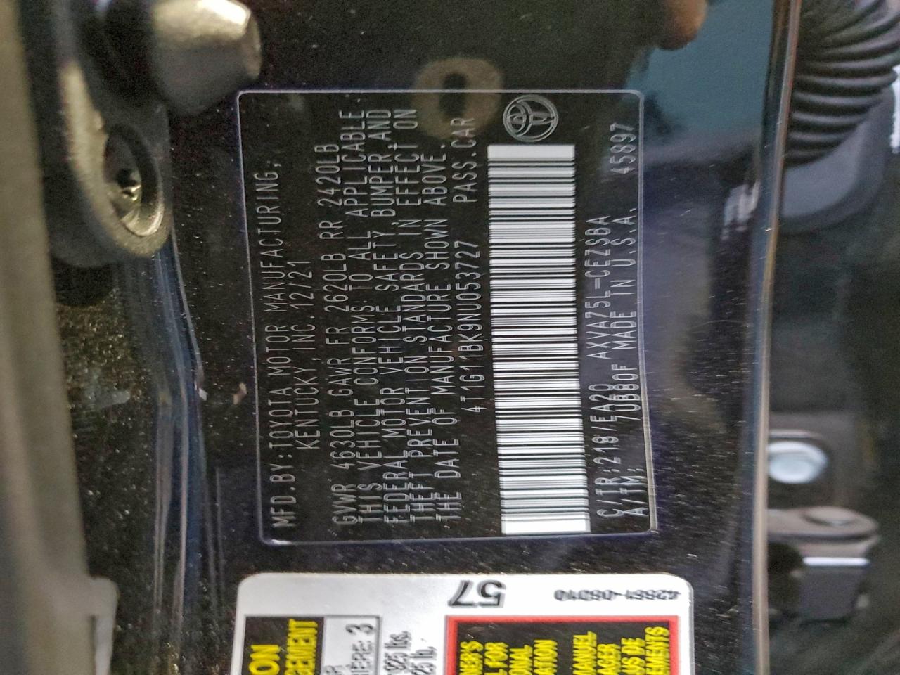 Toyota Camry Se Image 7