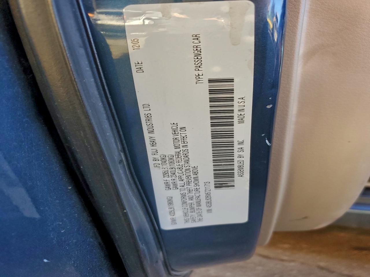 Subaru Legacy 2.5i Limited Image 12