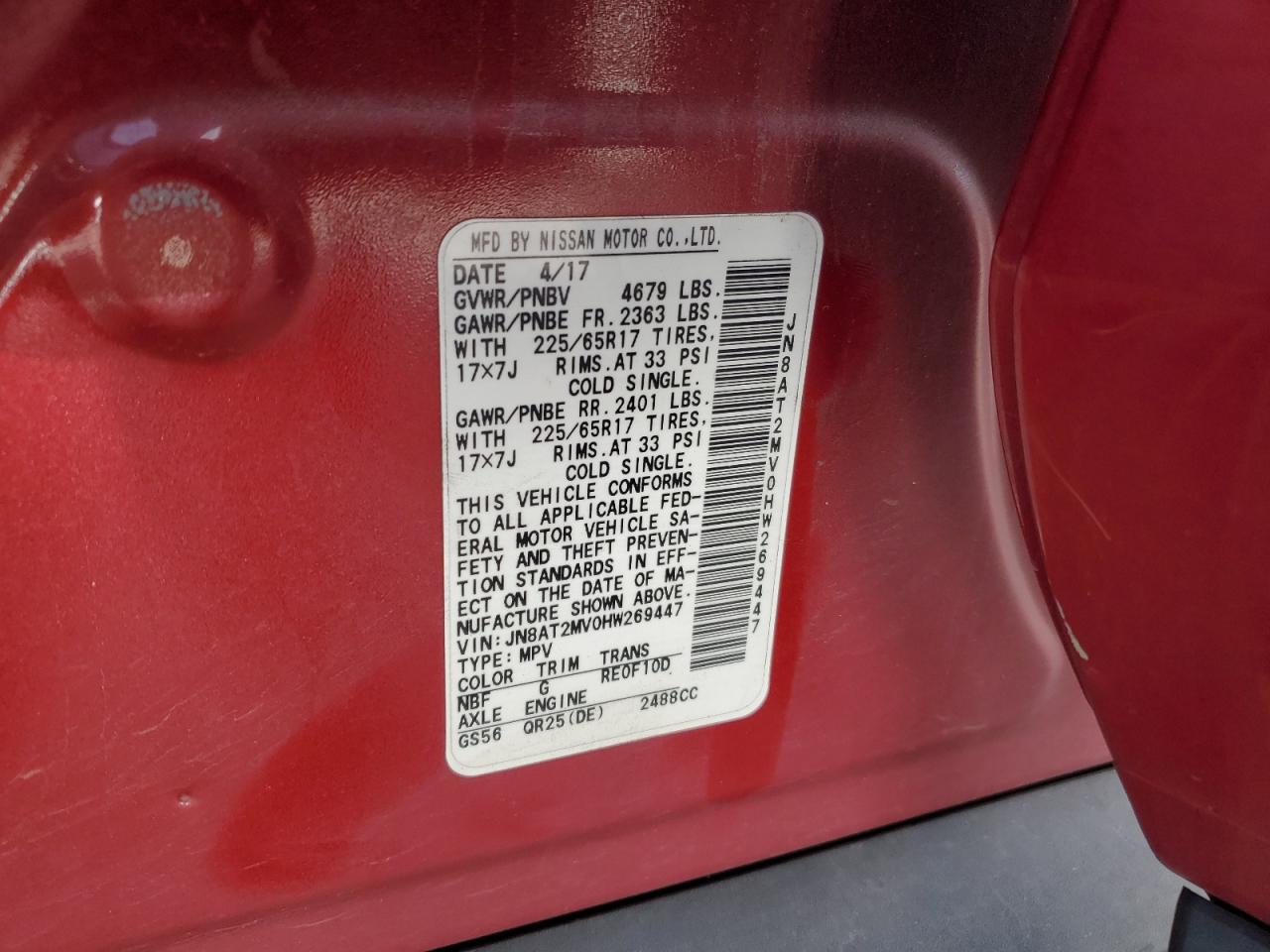 Nissan Rogue S Image 10