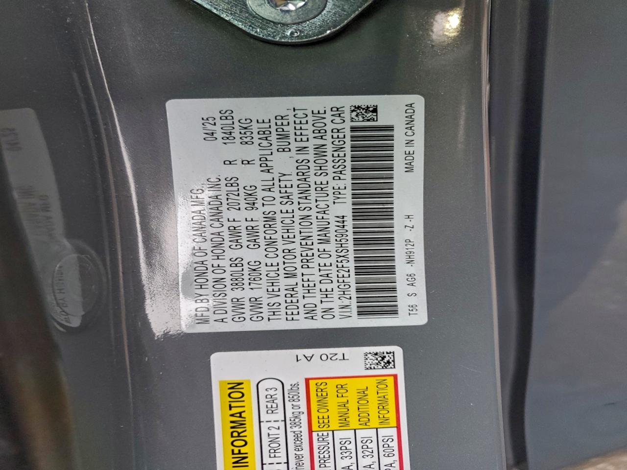 Honda Civic Sport Image 12