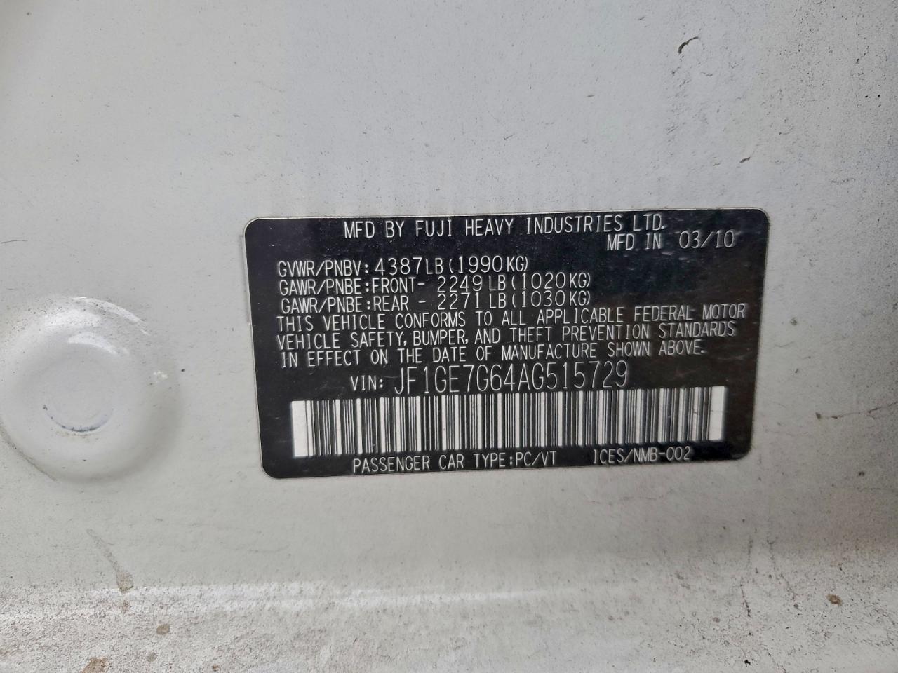 Subaru WRX Wrx Limited Image 12