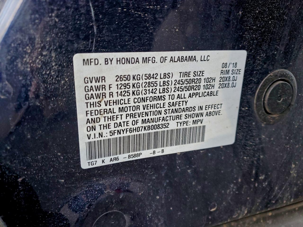 Honda Pilot Elite Image 14