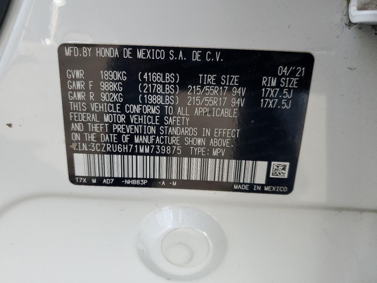 Honda HR-V Exl Image 13