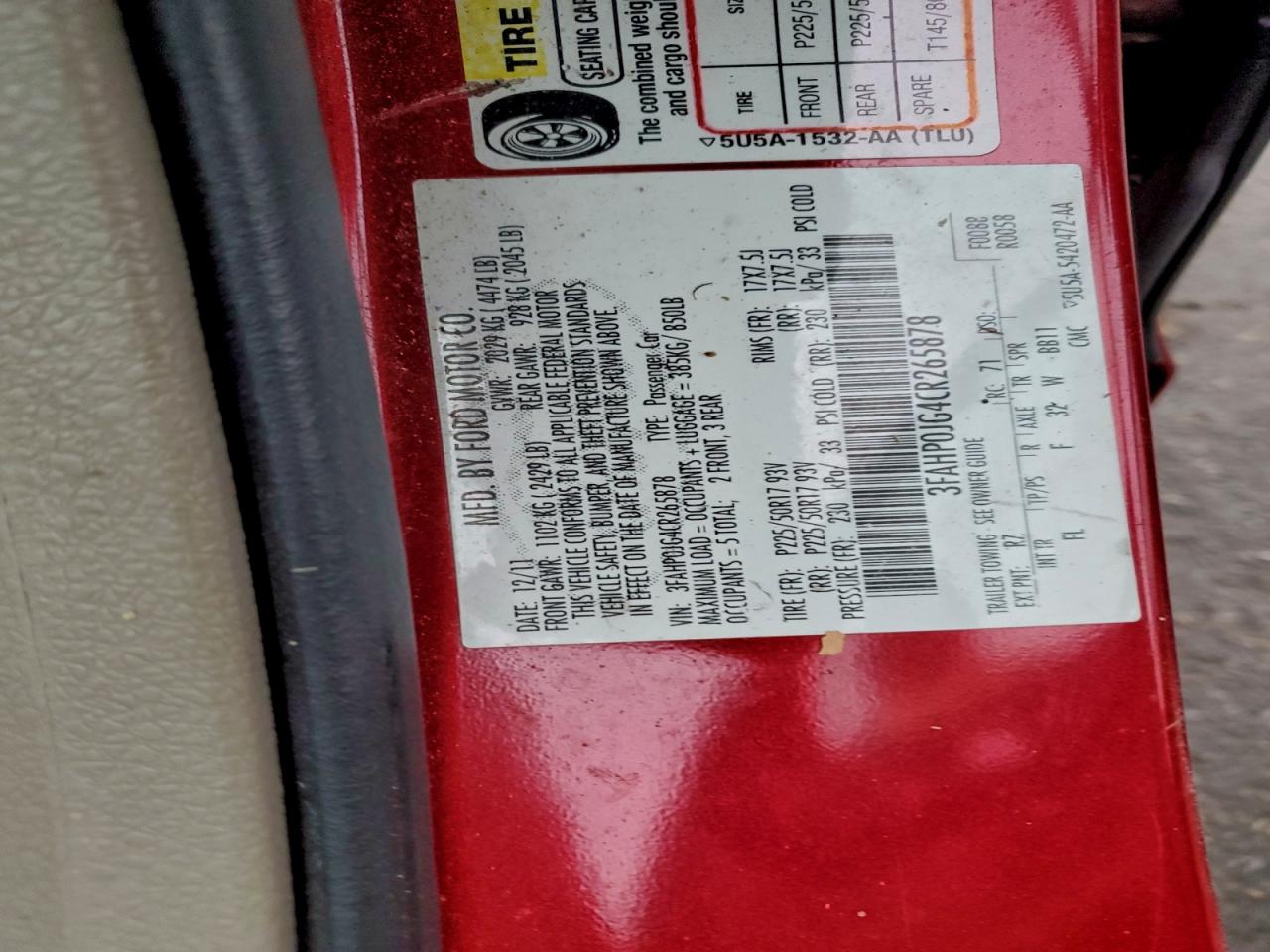 Ford Fusion Sel Image 10