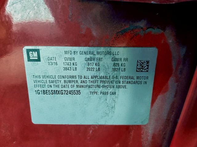 Chevrolet Cruze Lt Image 6