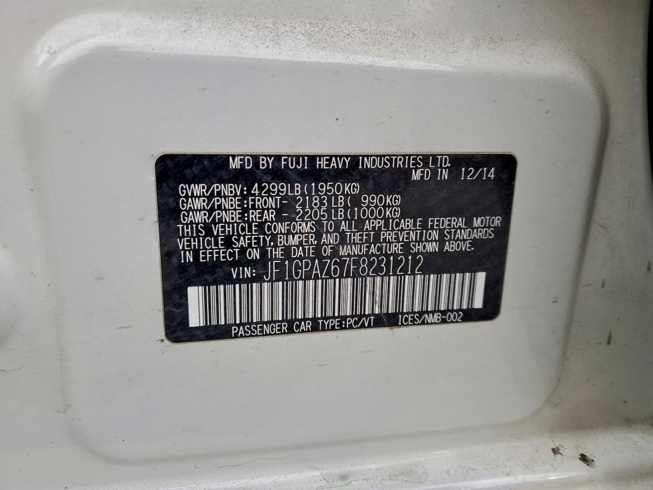 Subaru Impreza Sport Limited Image 11