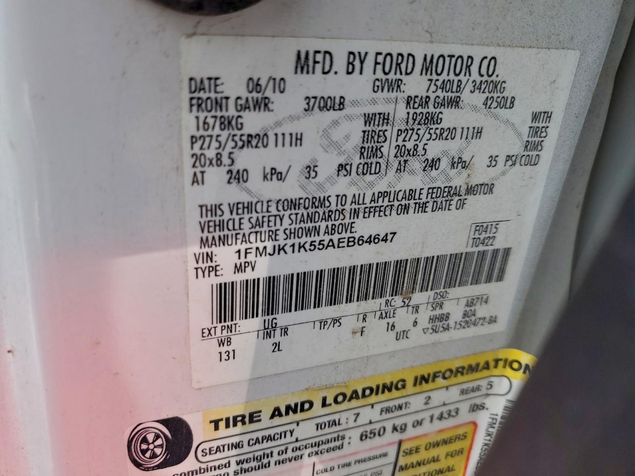 Ford Expedition El Limited Image 11