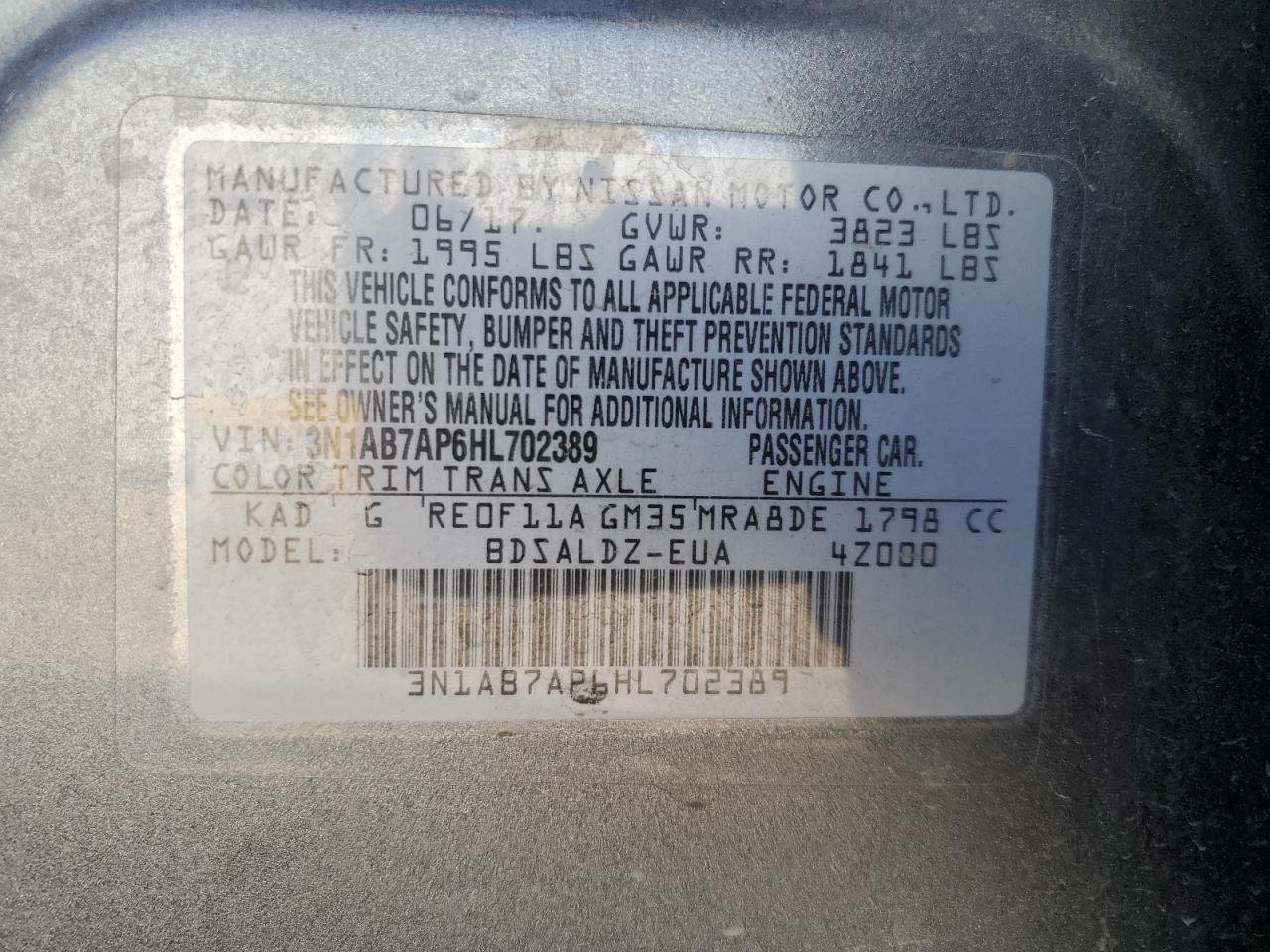 Nissan Sentra S Image 6