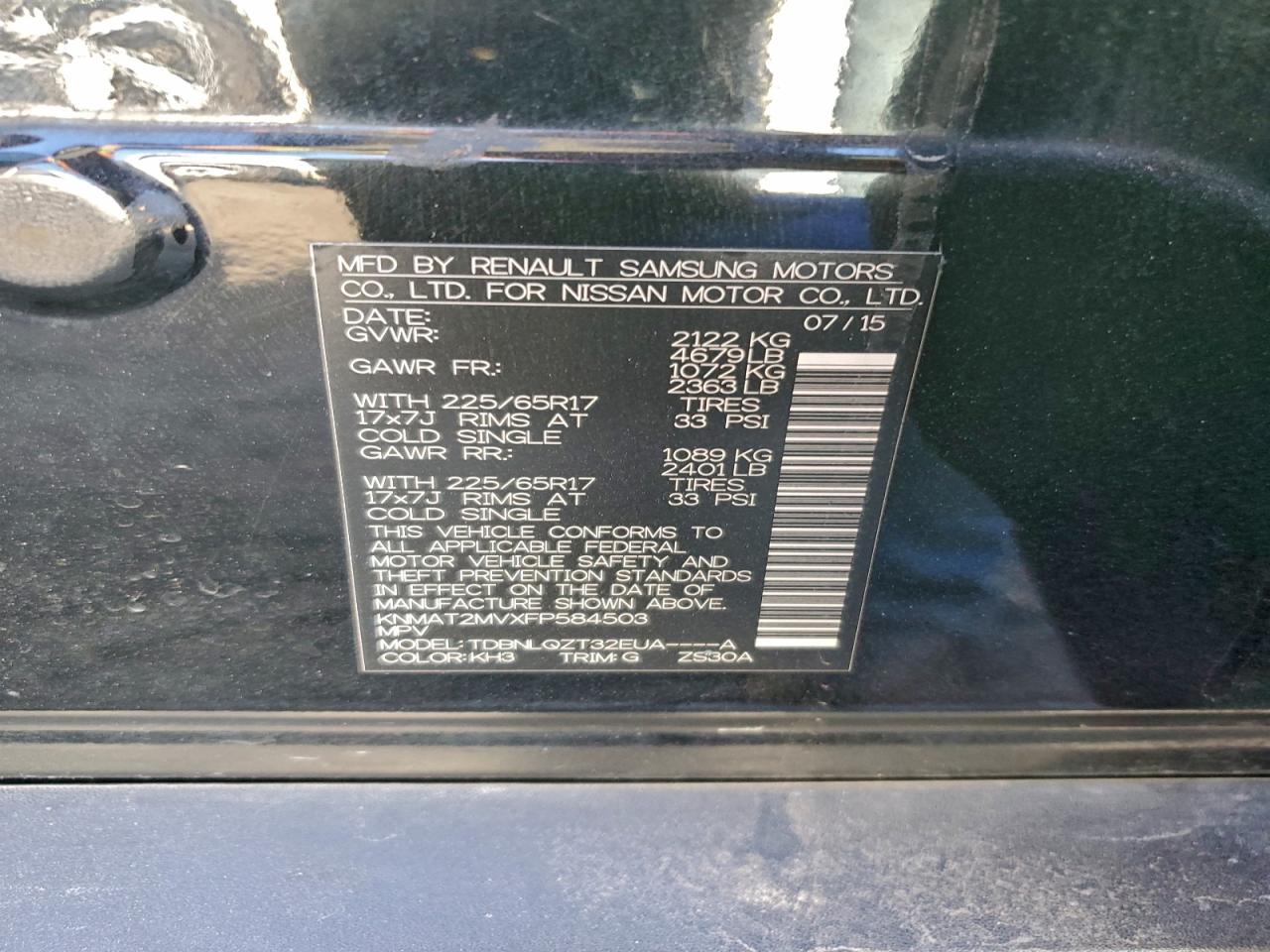 Nissan Rogue S Image 12