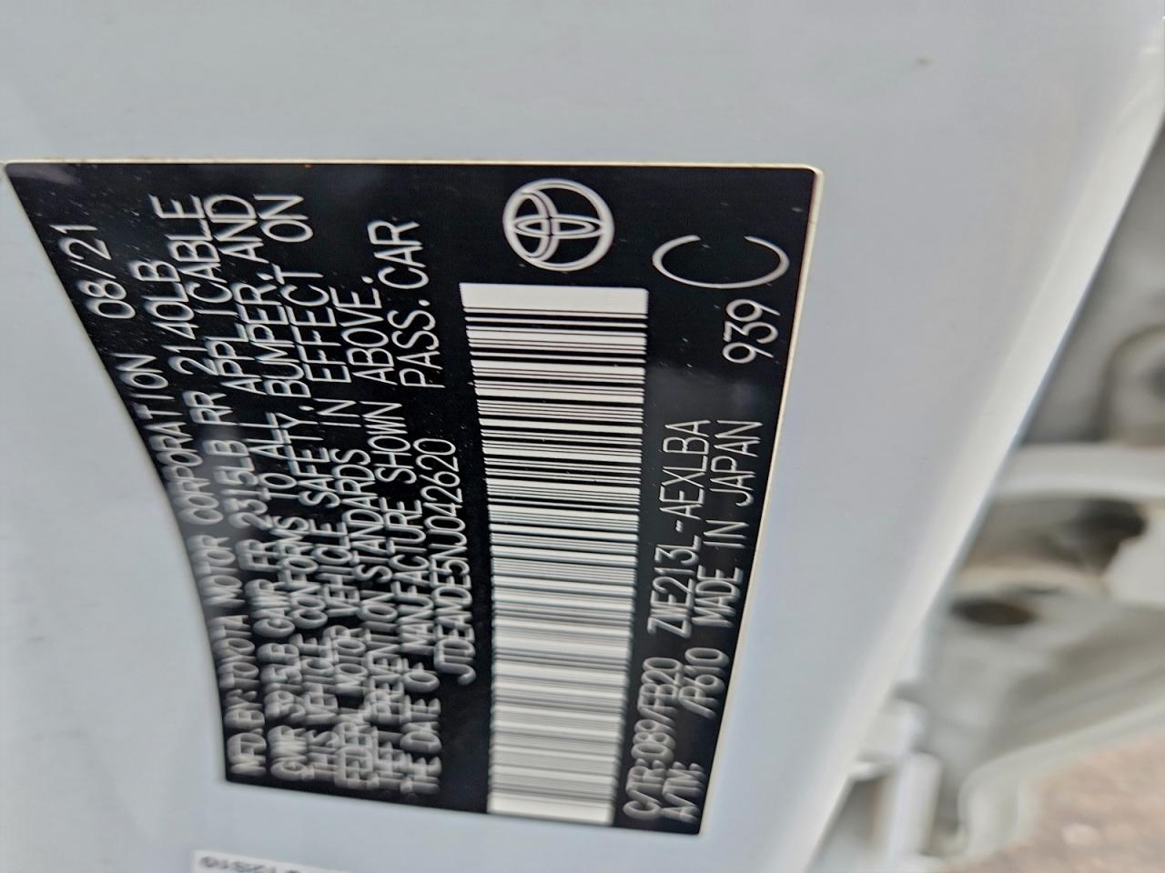 Toyota Corolla Le Image 8